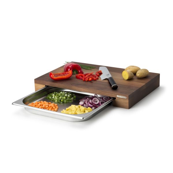 tagliere con contenitore