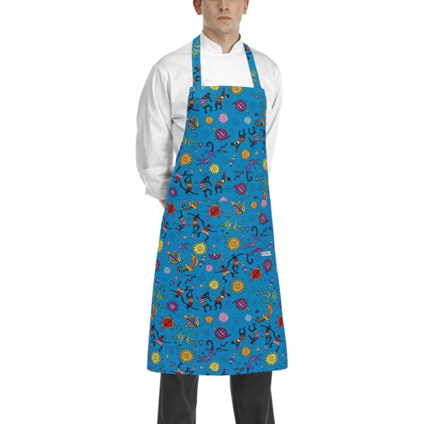 BIP APRON Batik apron with large pocket