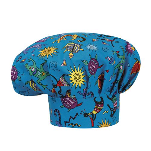 Cappello cuoco regolabile con velcro Batik