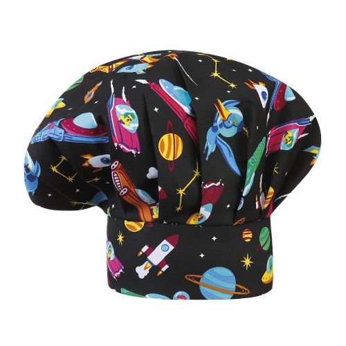 Cappello cuoco regolabile con velcro Space