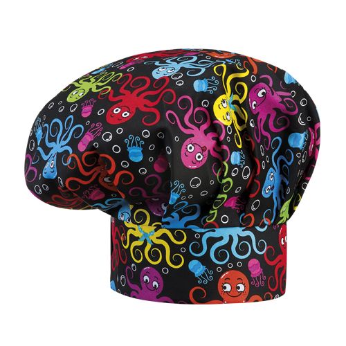 Cappello cuoco regolabile con velcro Oktopus