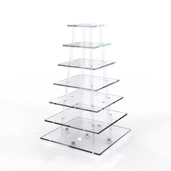 Alzata per torte di grandi dimensioni in plexiglass INFINITY di Martellato Professional