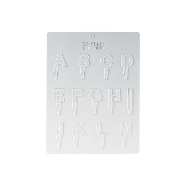 Kit Letters A - M - Choco Light by Martellato Professional
