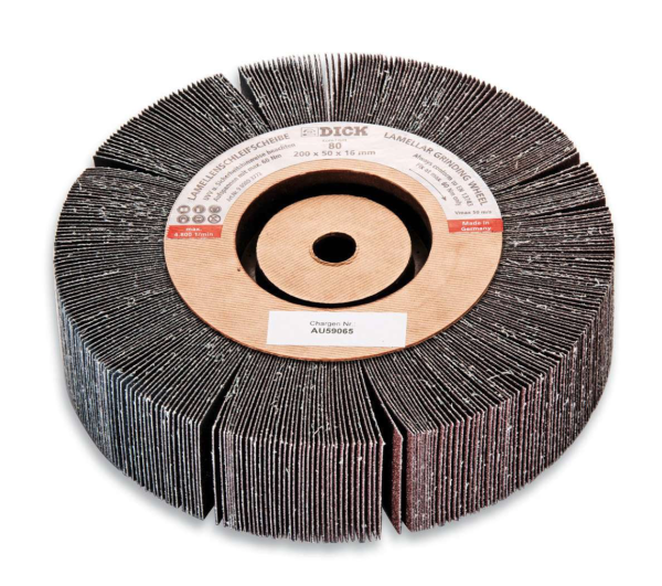 Ruota lamellare abrasiva per SM 160 di F. Dick