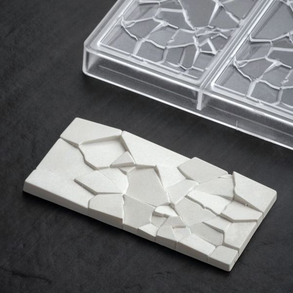 Crush: moule en polycarbonate pour tablette de chocolat Pavoni Professional