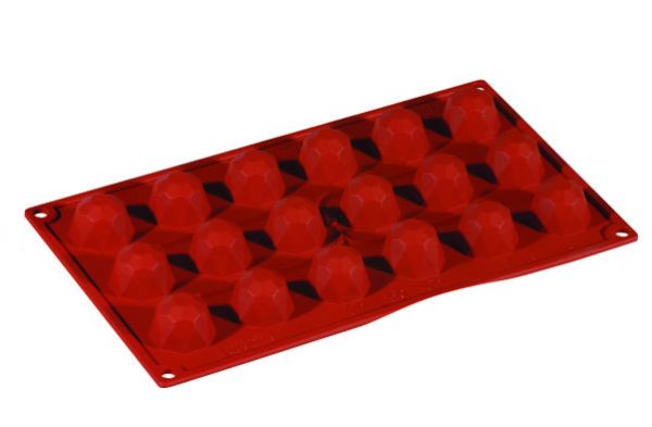 FORMAFLEX Moule en silicone multi-portions 175 x 300 mm - 18 empreintes hémisphère