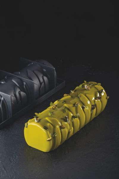 Tortiera 3D Pavocake SKYLINE 250 x 88 x h 73 mm - vol.1240 ml + pack