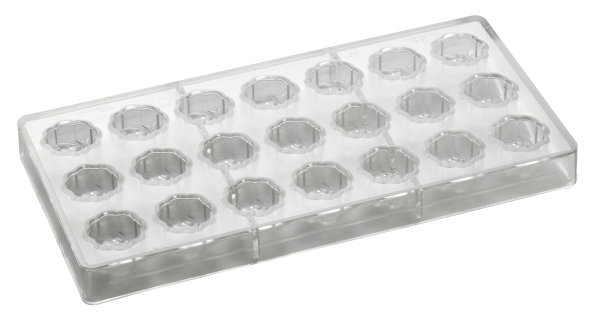 Stampo per praline INNOVATION 275 x 135 mm, 21 pezzi Ø 28 x h 17 mm - vol. 10 gr