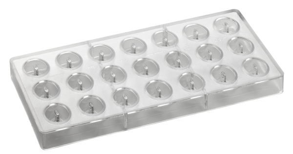 Stampo per praline ICONIC 275 x 135 mm, 21 pezzi - 31 x 29 x h 16 mm - vol. 10 gr