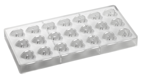 Stampo per praline ICONIC 275 x 135 mm, 21 pezzi 29 x 30 x h 16 mm - vol. 10 gr