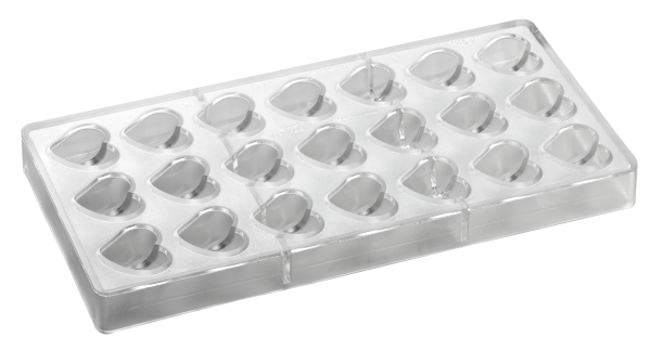 BONBONS Bachour 275 x 135 mm pralines mould - 21 pcs for mould - 27 x 27 x h 15 mm - vol. 10 gr