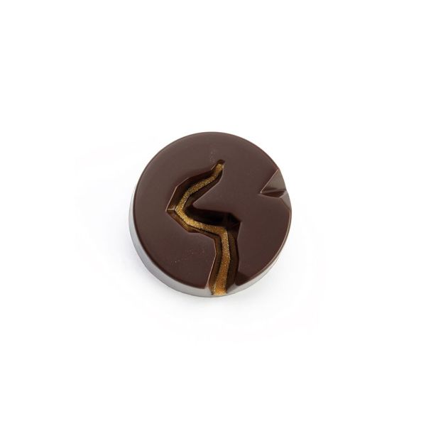 Stampo per praline ABYSS by Davide Comaschi 275 x 135 mm, 18 pezzi Ø 33 h 12,5 mm - vol. 10 gr