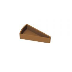 14 triangle indents 115x60/111x56 h 25 mm - Plate for Cookmatic 380x330 mm