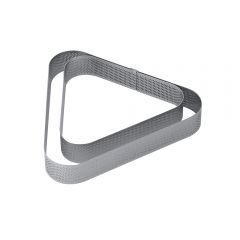 Ellipse micro perforated stainless steel bands 270 x 150 x h 20 mm - 6/8 servings
