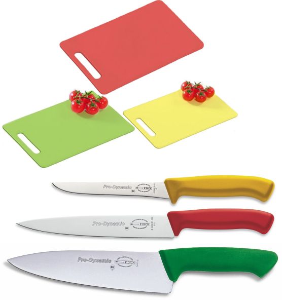 Set coltelli HACCP e Taglieri 