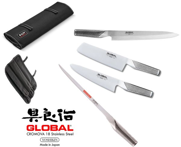 Global chef's case 4 knives G Series