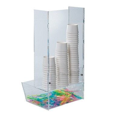 Cup holder with palette holder and pocket for tags by Martellato Professional