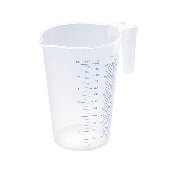 Cruche de mesure transparente 3000 ml. de Martellato Professional