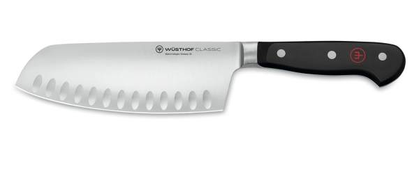 Chai Dao Knife with hollow edge cm. 17 Classic series Wusthof