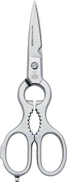 Multiuse stainless steel kitchen scissors