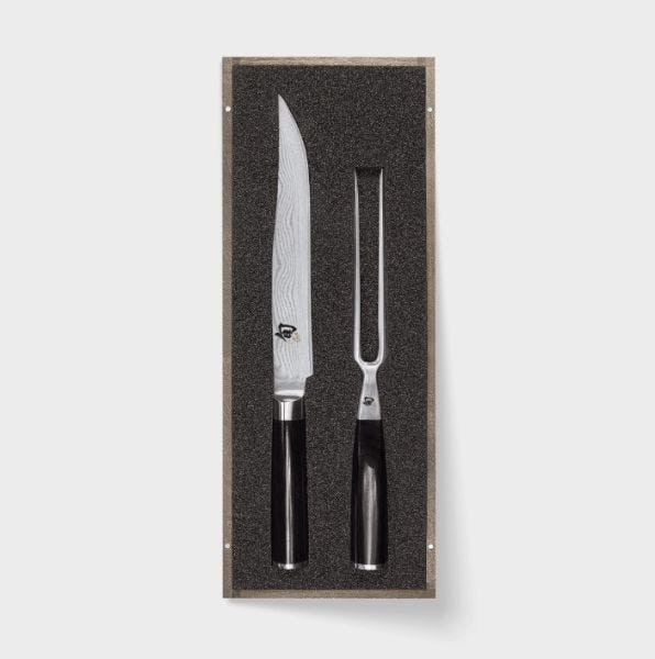 Set de couteaux à rôtir avec coffret en bois Série Shun Classic de KAI