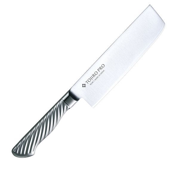 Tojiro PRO F-894 Coltello Nakiri 16,5 cm – VG10 – Manico Acciaio Inox 18-8