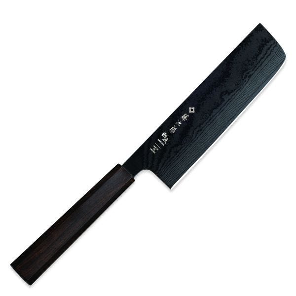 Couteau Nakiri Tojiro Sakuya FD-1378 16,5 cm – VG10 63 couches – Manche en ébène