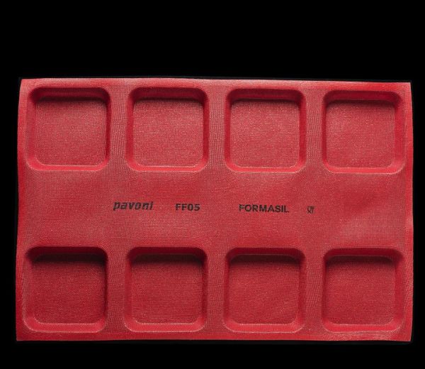 FORMASIL microperforated mould 600 x 400 mm square shapes - 8 impressions
