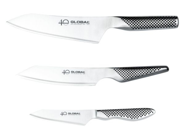 Set 3 knives 40th Anniversary by Global