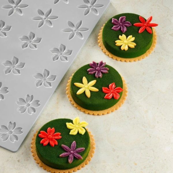 Tappetino in silicone per decorazioni FLORALIA di Pavoni Professional