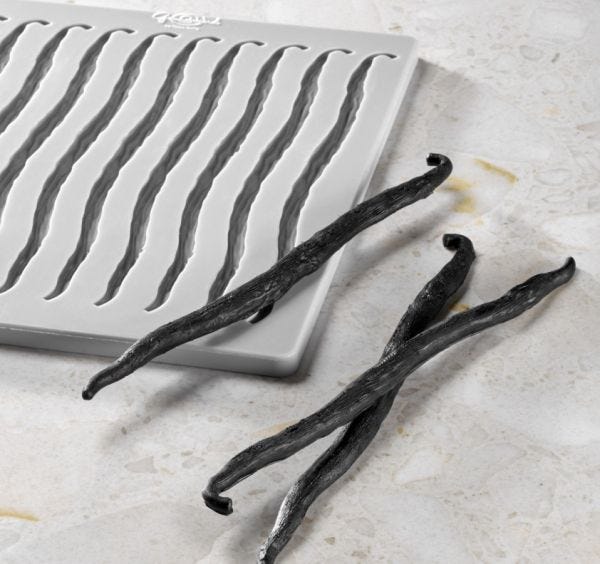 Stampo Gourmand in silicone per burro VANILLA di Pavoni Professional
