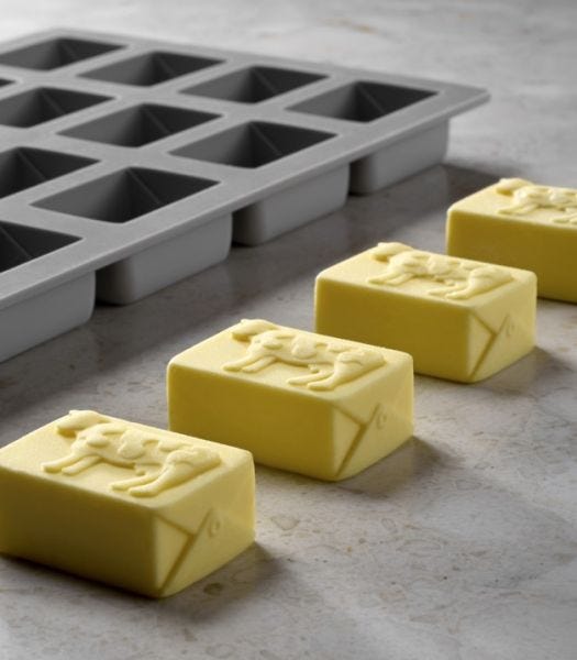 Stampo Gourmand in silicone per burro BURRO BOX di Pavoni Professional