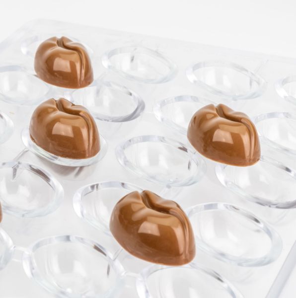 Coffee Bean chocolate mould by Martellato Professional