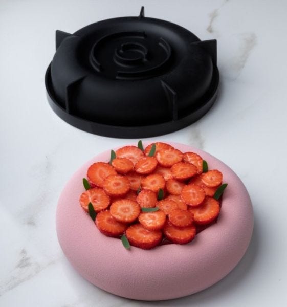 Stampo in silicone per torta C'EST LA VIE di Pavoni Professional 