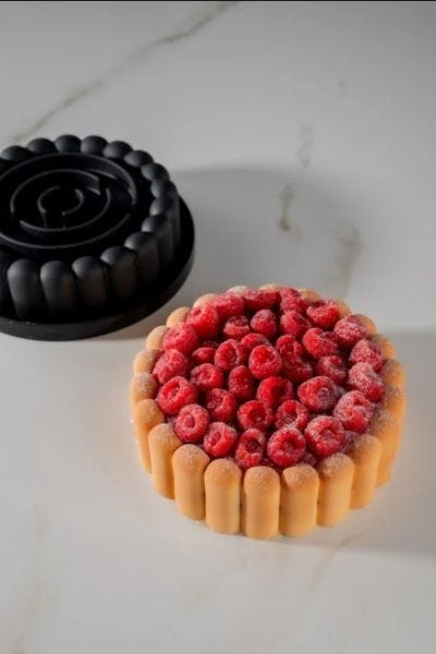 Stampo in silicone per torta CHARME di Pavoni Professional