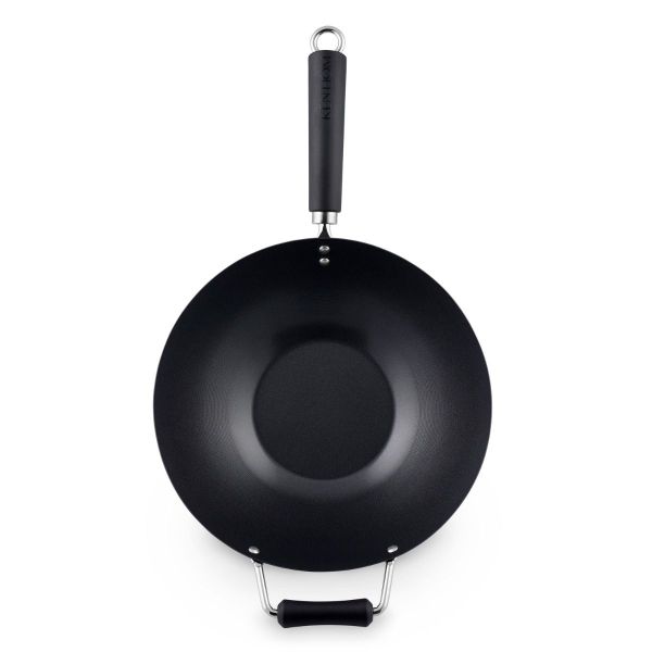 Wok Excellence D. 31 cm. in acciaio al carbonio antiaderente di Ken Hom