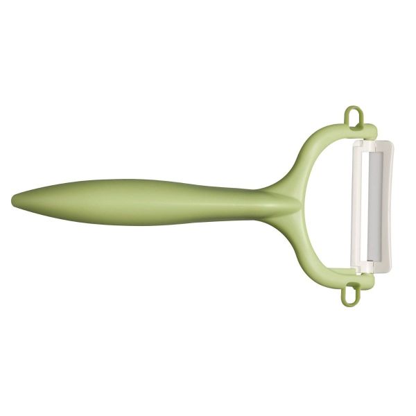 Pelapatate orizzontale Kyocera CP10N in ceramica - verde