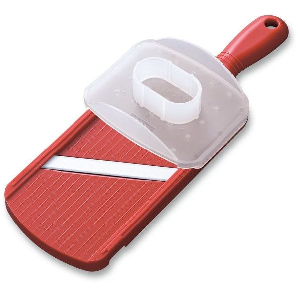 Mandolina affettaverdure Kyocera CS152 con doppio tagliente - rosso