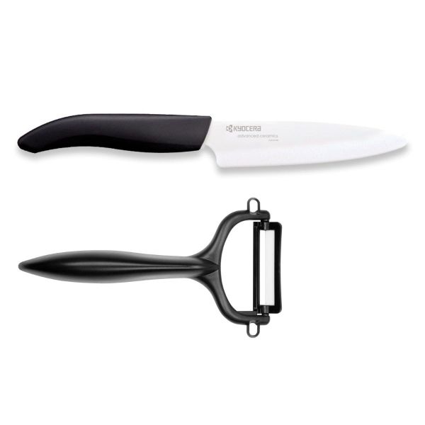 Starter Set Kyocera Gen - coltello Utility e pelapatate, nero