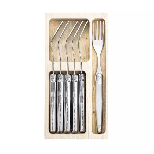 Laguiole Style de Vie Premium - Set 6 forchette da tavola Stainless Steel