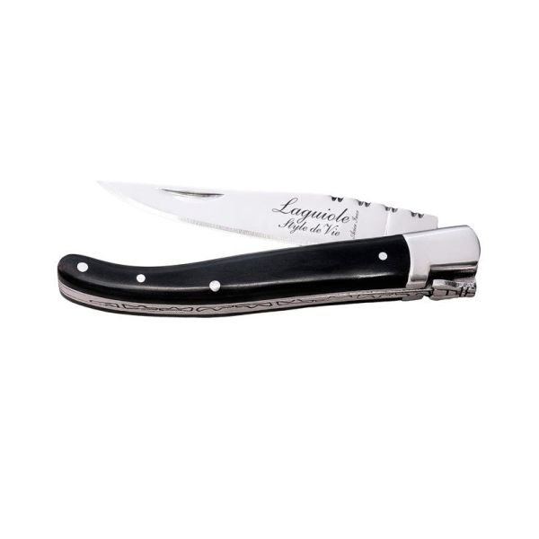 Laguiole Style de Vie Luxury - Coltello da tasca Pakka Black