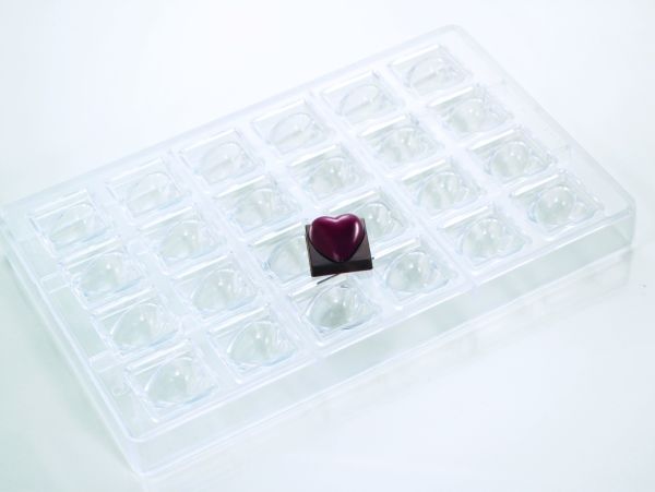 Moule à pralines en polycarbonate Beat par Massimo Carno de Martellato Professional