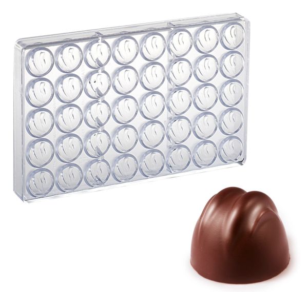 Moule en polycarbonate pour chocolats Déco par Martellato
