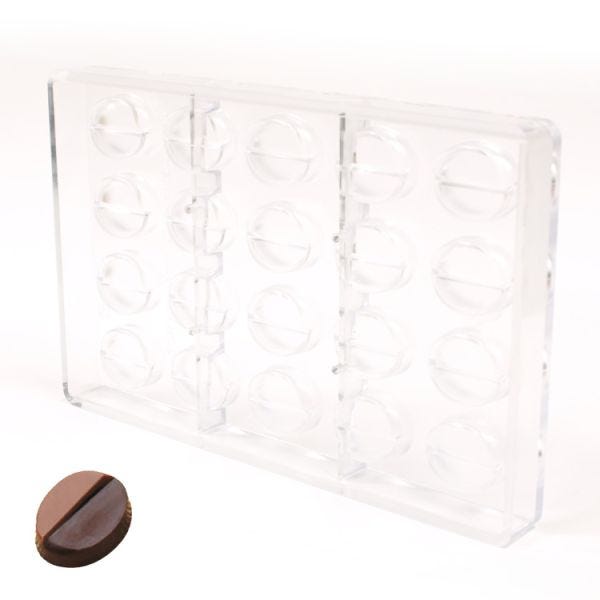 Polycarbonate mould for chocolate Praline Grain