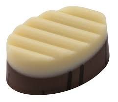 Polycarbonate mould for chocolates Oval with decoration