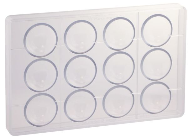 Stampo per cioccolato Semisfera - 45 mm di Martellato Professional