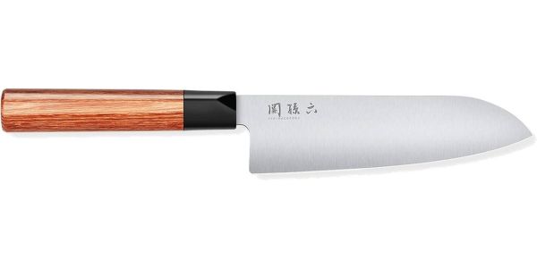 Couteau Santoku 17 cm Série Seki Magoroku Red Wood de KAI