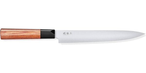 Couteau à découper étroit cm. 20 série Seki Magoroku en bois rouge de KAI