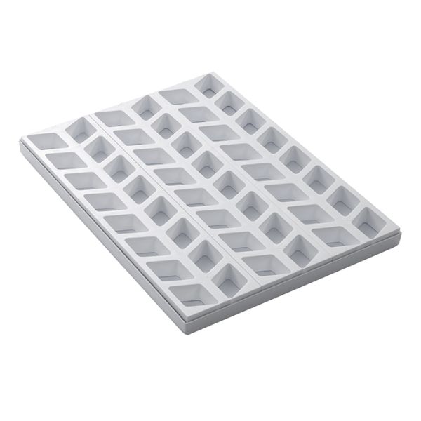 Rhombus 40 x 58 x h 25 mm. 32 ml. 48 pcs. - Stampo per mignon di Martellato Professional