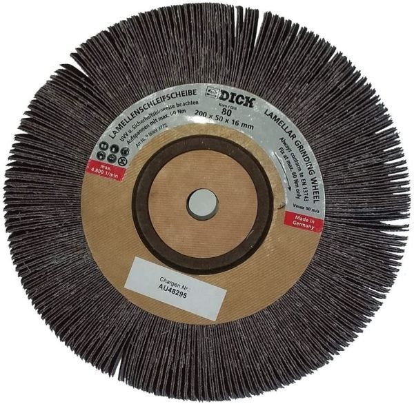 Roue lamellaire abrasive pour SM-90 F. Dick